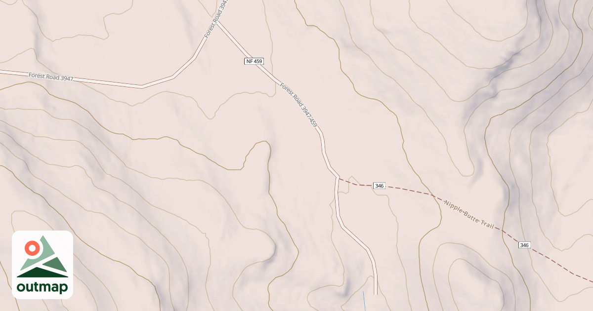 Map of NIPPLE BUTTE TRH WEST