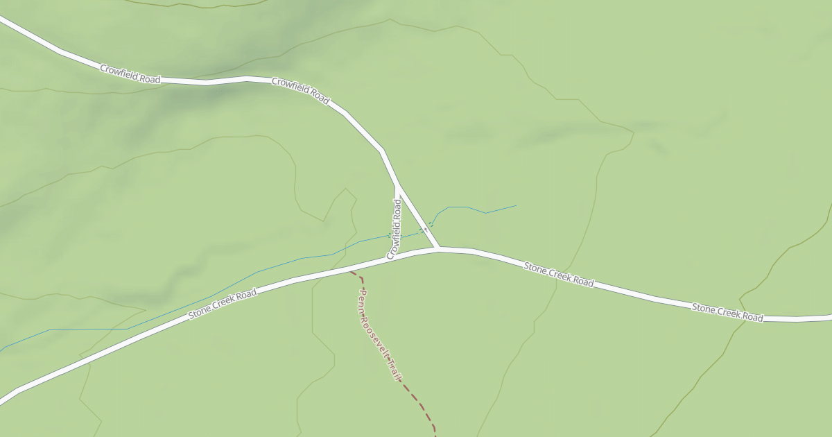 Map preview of Rothrock State Forest Seven Mountains Snowmobile Trails
