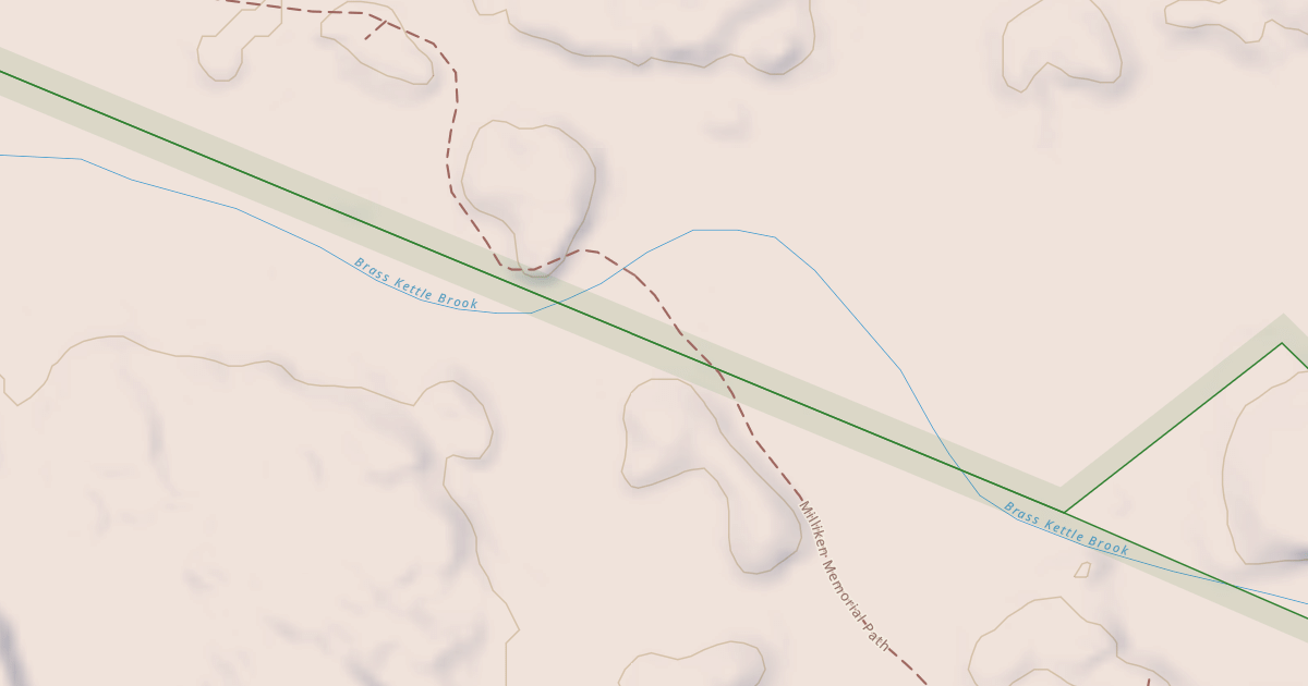 Map preview of Milliken Path