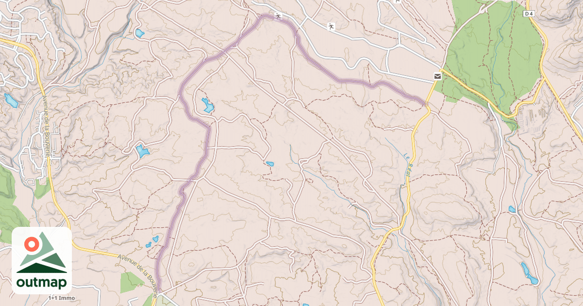 Map of Piste La Tranchée - G6