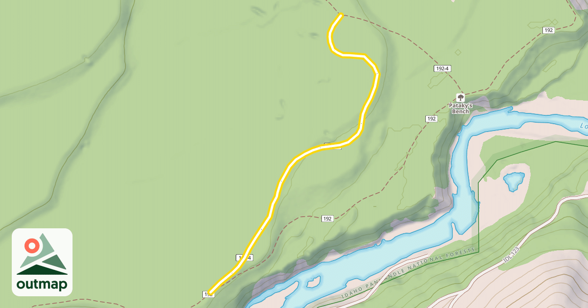 Map of Jack Pine Trail