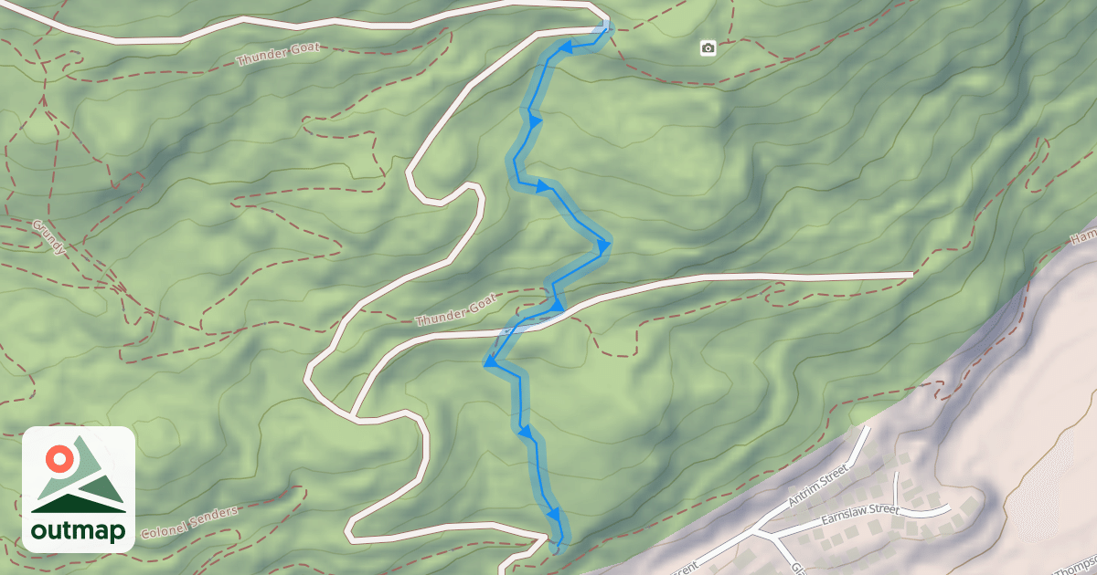 Map of Fan Trail