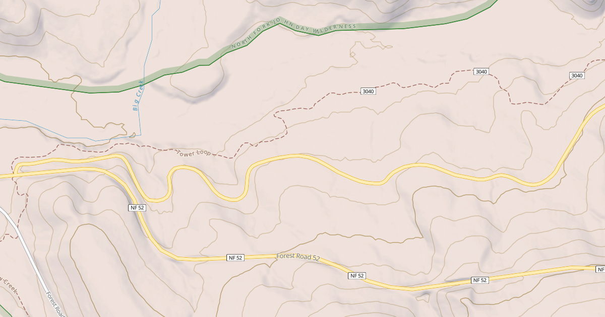 Map preview of TOWER MTN