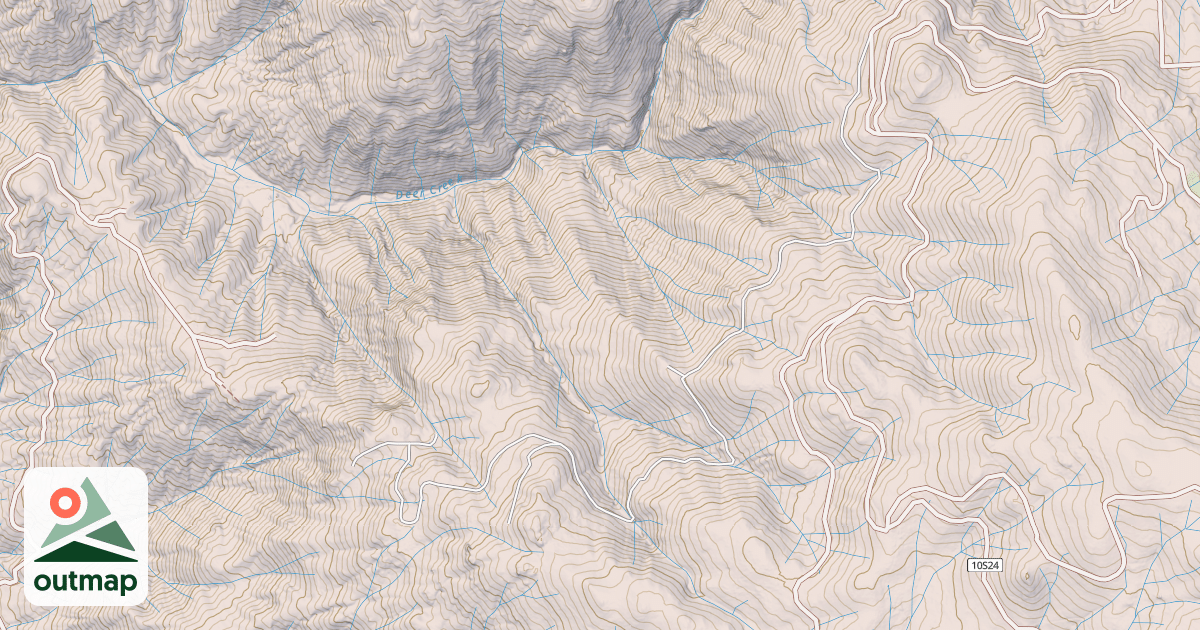 Map of BULL CREEK