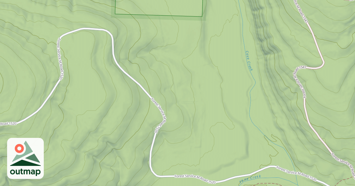 Map of COVE CREEK