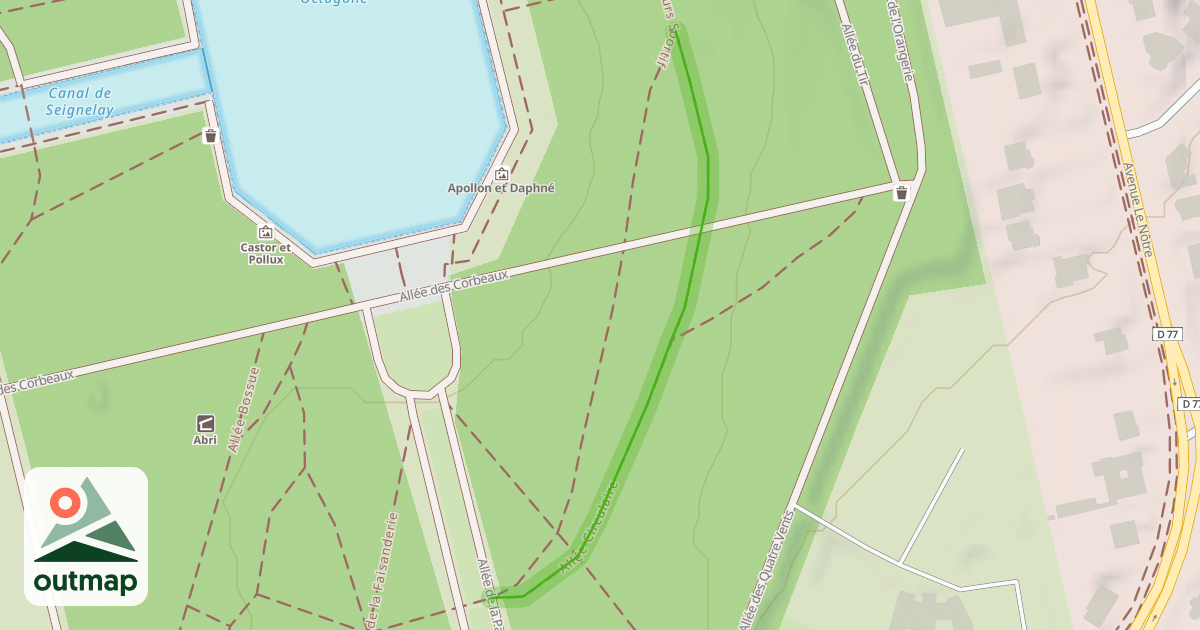 Map of Allée Circulaire