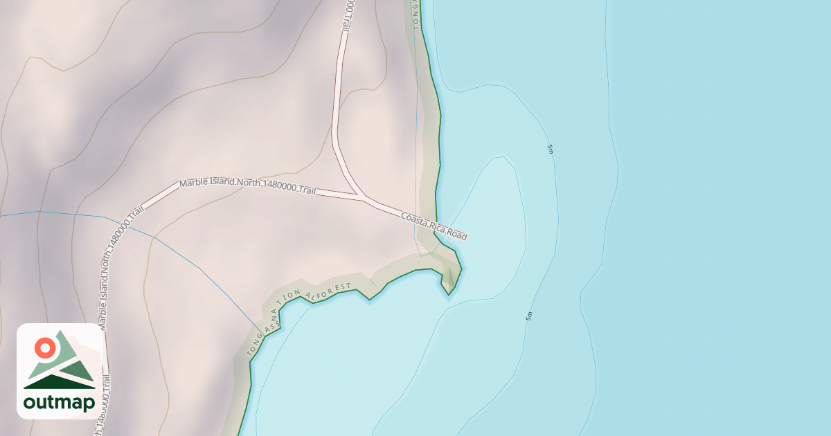 Map of COASTA RICA