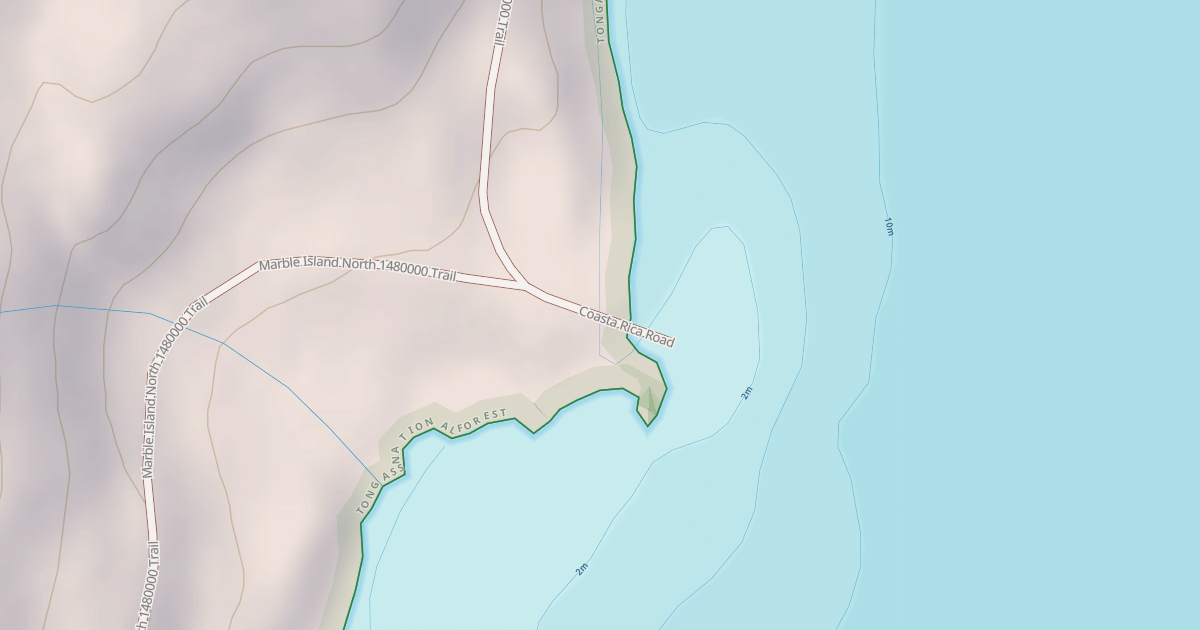 Map preview of COASTA RICA