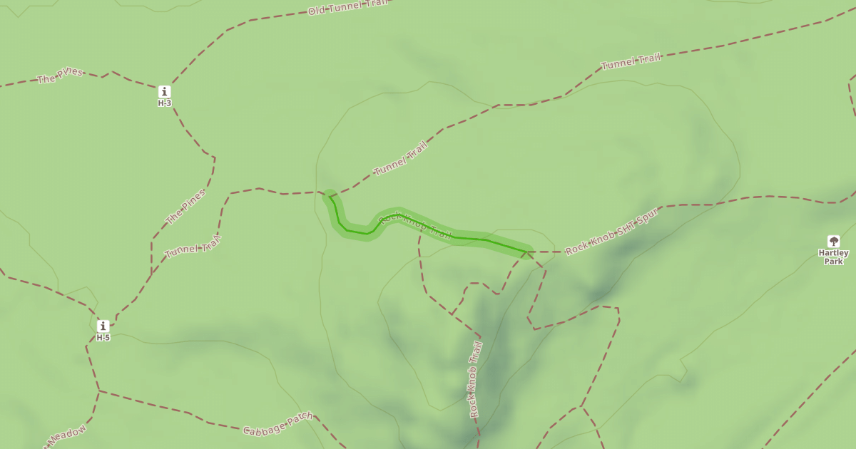 Map preview of Rock Knob Trail