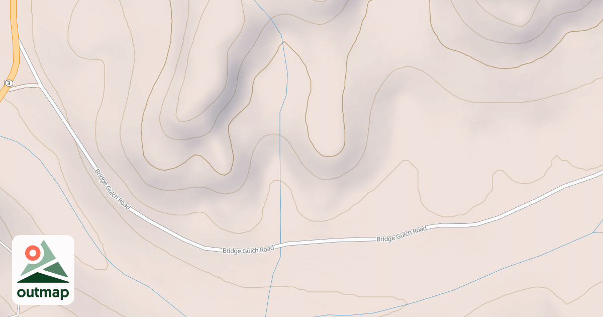Map of BRIDGE GULCH