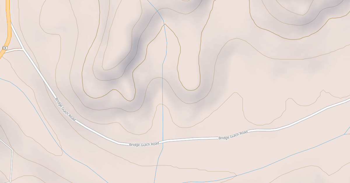 Map preview of BRIDGE GULCH