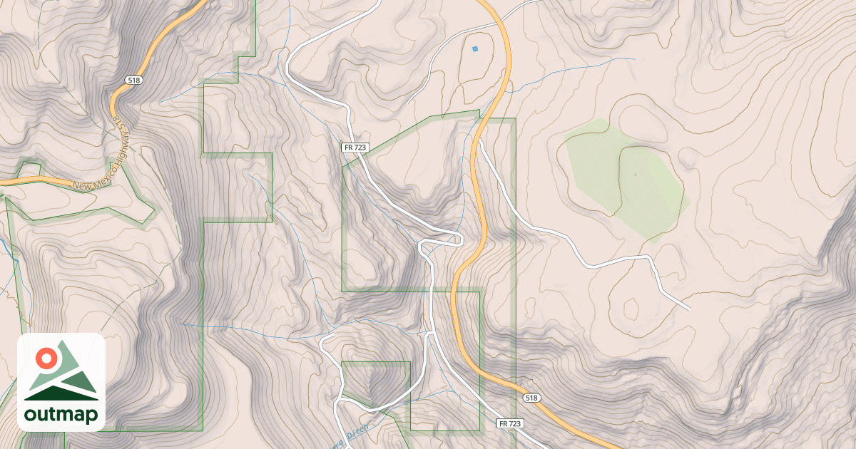 Map of VIGIL CANYON