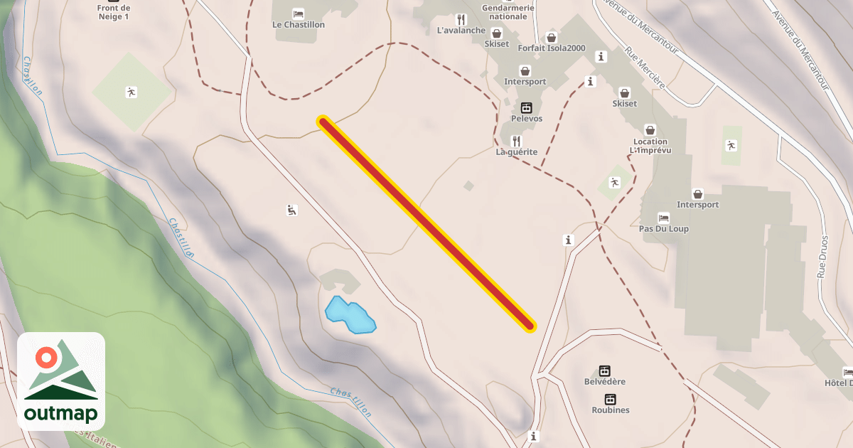 Map of Front de neige 2