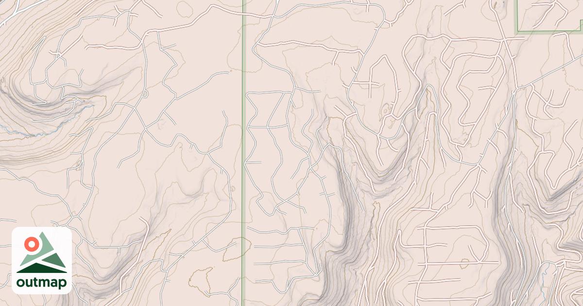 Map of W THUNDERSHOWER