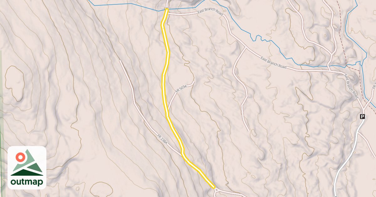 Map of FR 238