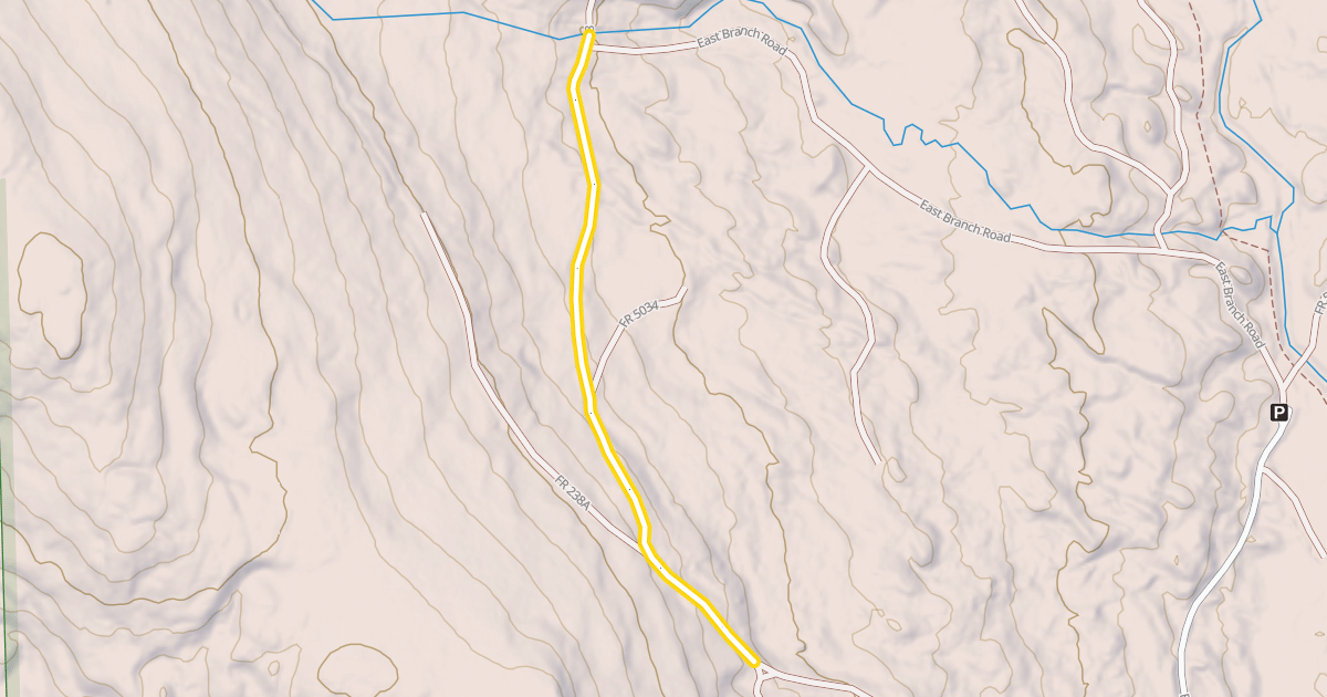 Map preview of FR 238