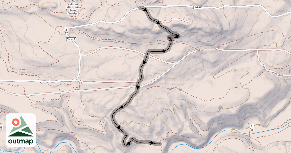Map of Southern Cross