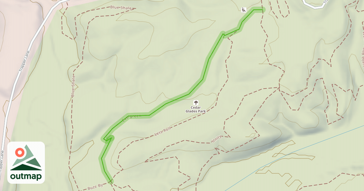 Map of Evergreen