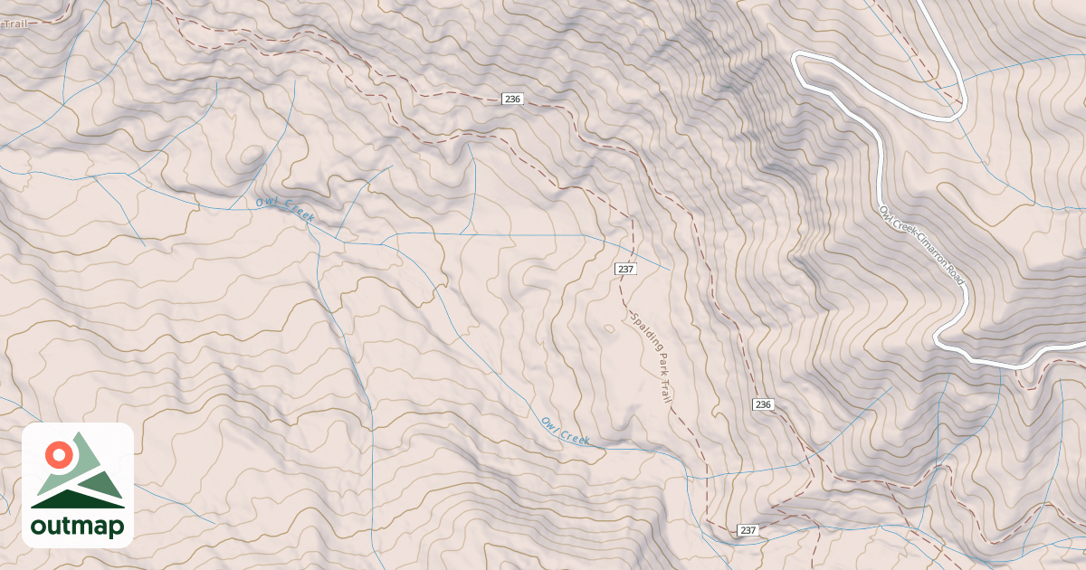 Map of USFS Motor Vehicle Use Map Trails 3926