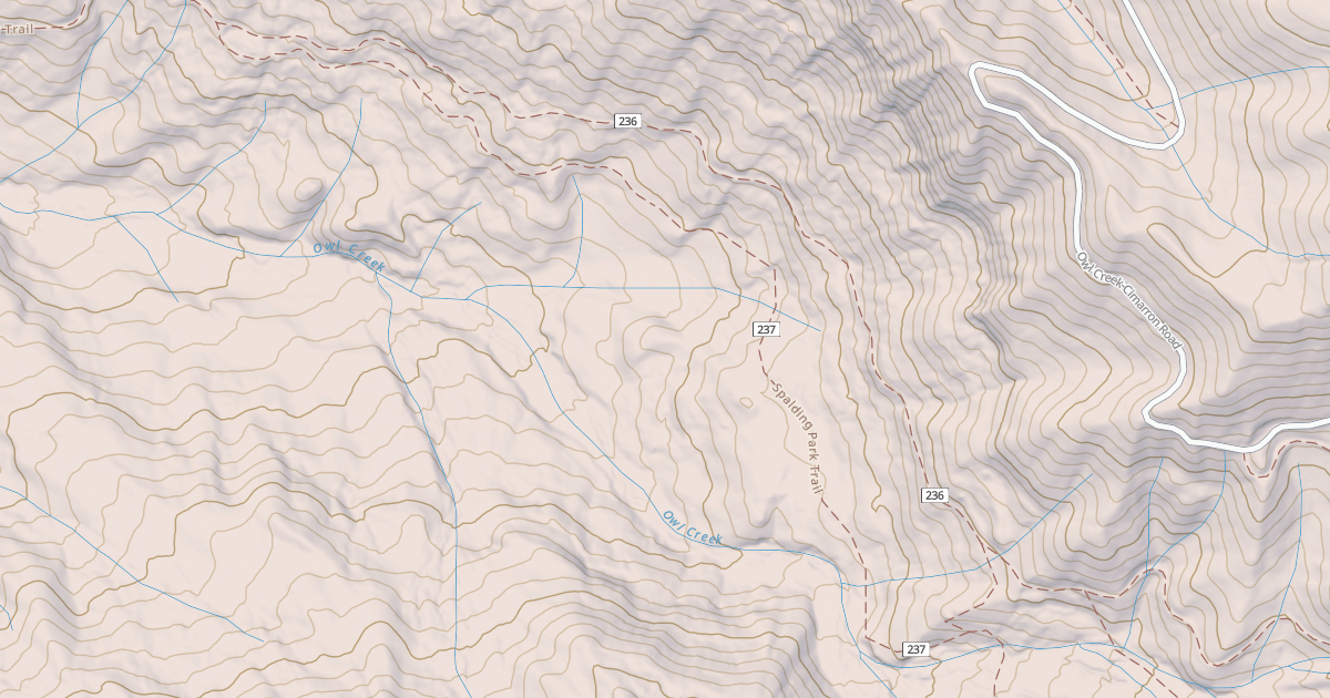 Map preview of USFS Motor Vehicle Use Map Trails 3926