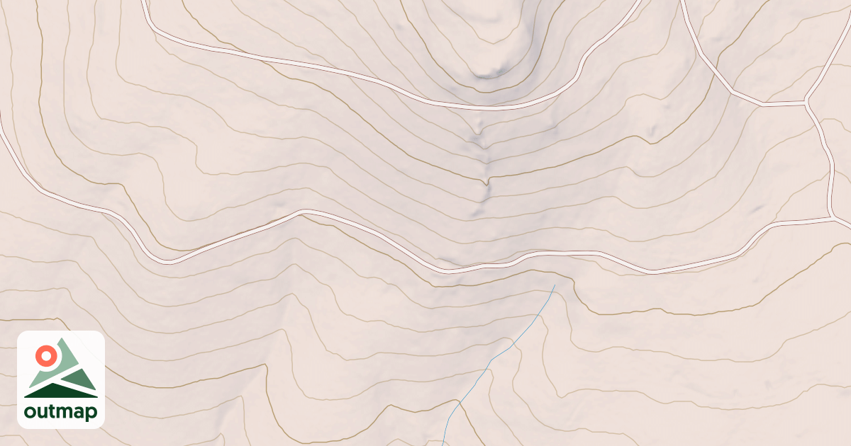Map of CAMPBELL MTN SOUTH