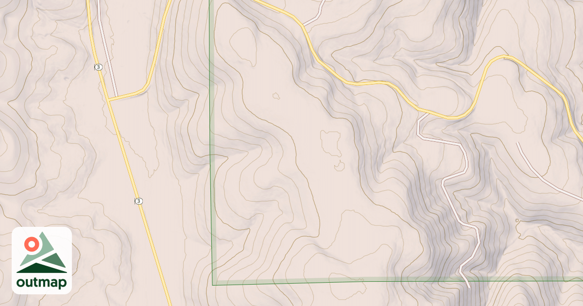 Map of TURKEY RIDGE