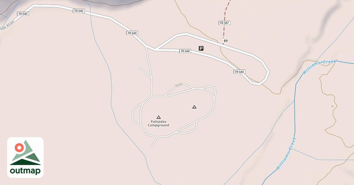 Map of PALISADES CG