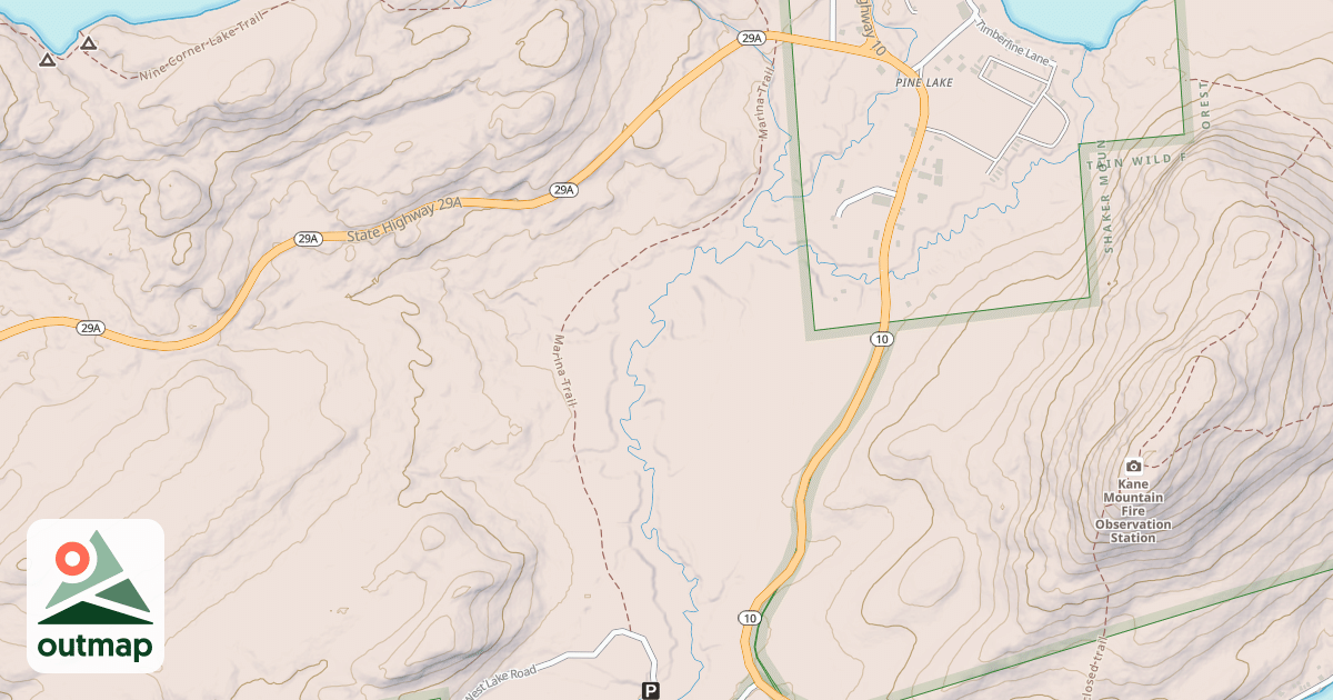Map of Marina Trail