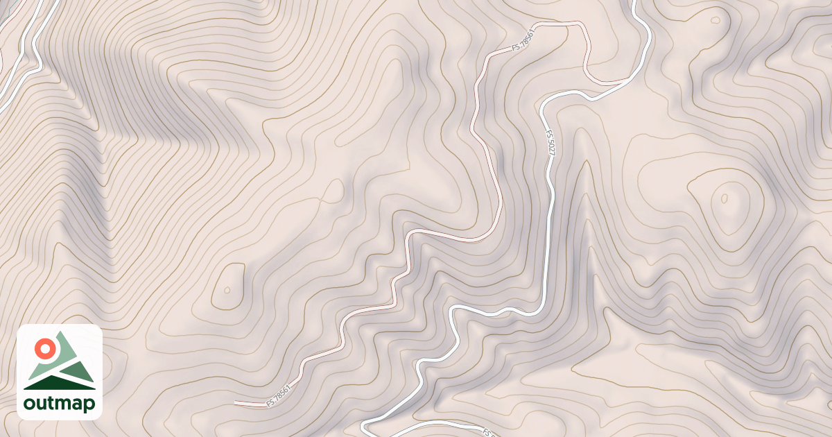 Map of USFS National Forest System Roads {0B85B3CA-FE5E-4366-830C-916EE58B495D}
