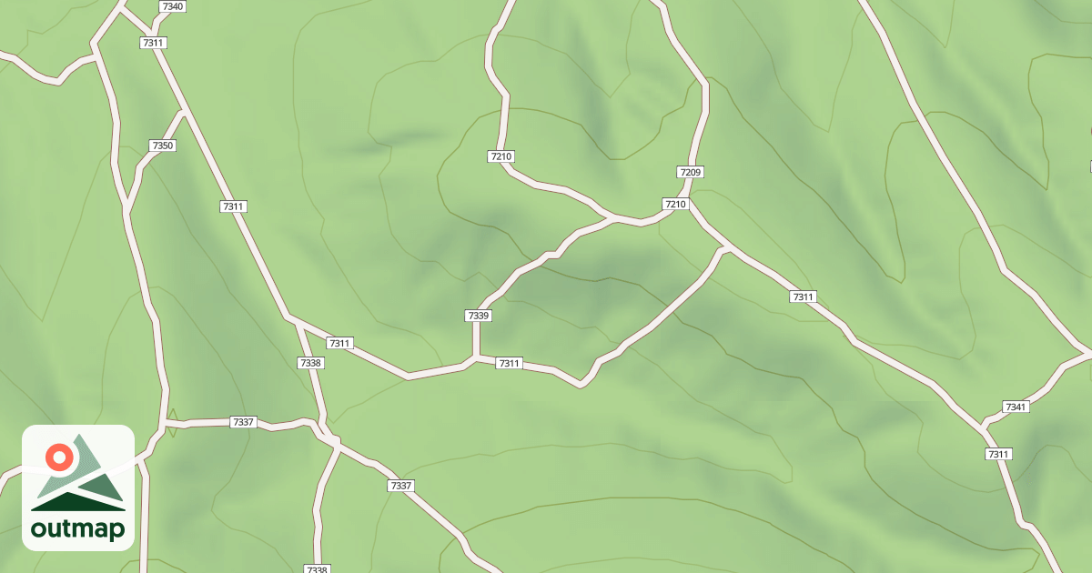 Map of USFS Motor Vehicle Use Map Trails 19922