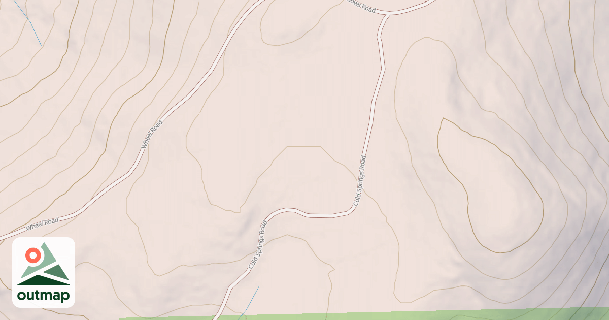 Map of COLD SPRINGS