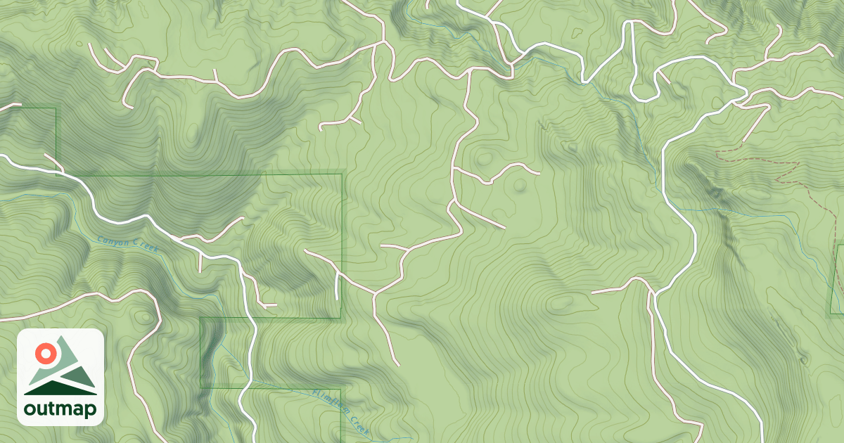 Map of FALLS CREEK RD