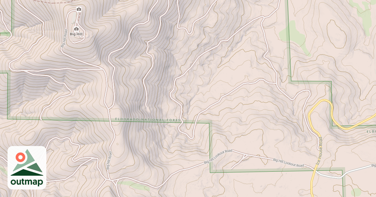 Map of BIG HILL LOOKOUT