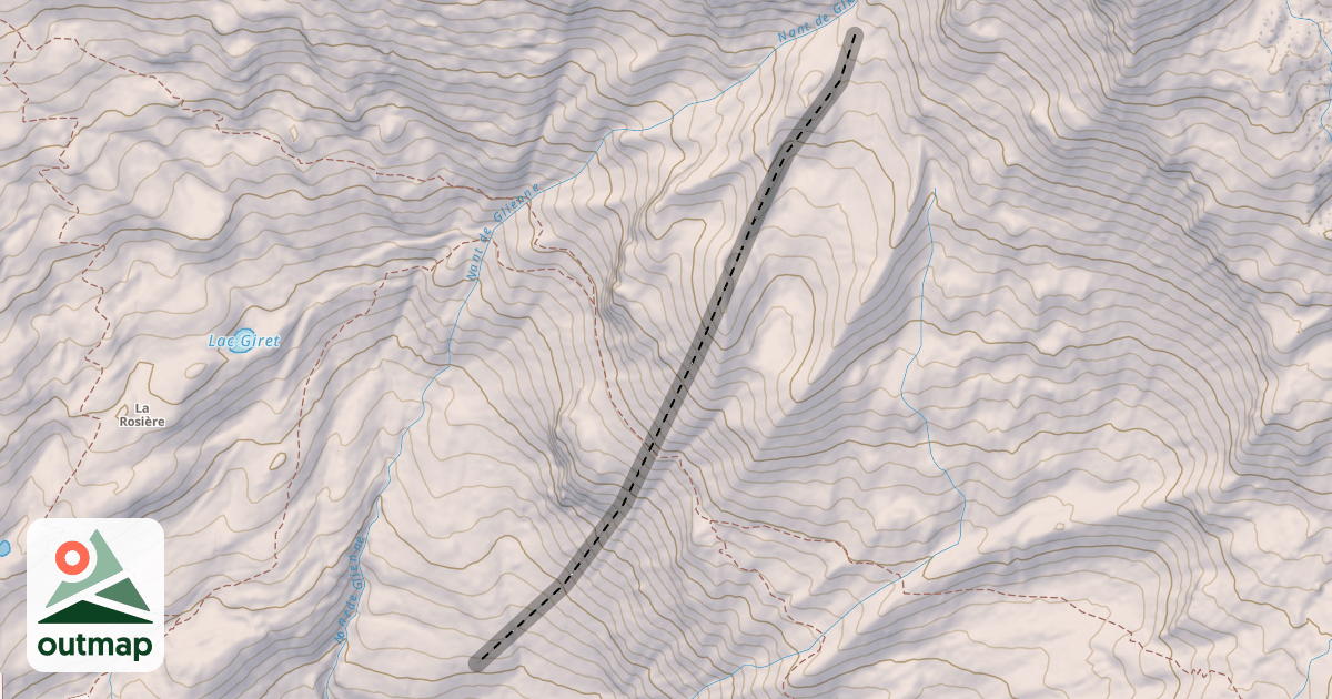Map of Freeride du Mont-Valaisan