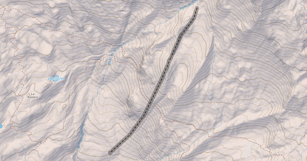 Map preview of Freeride du Mont-Valaisan