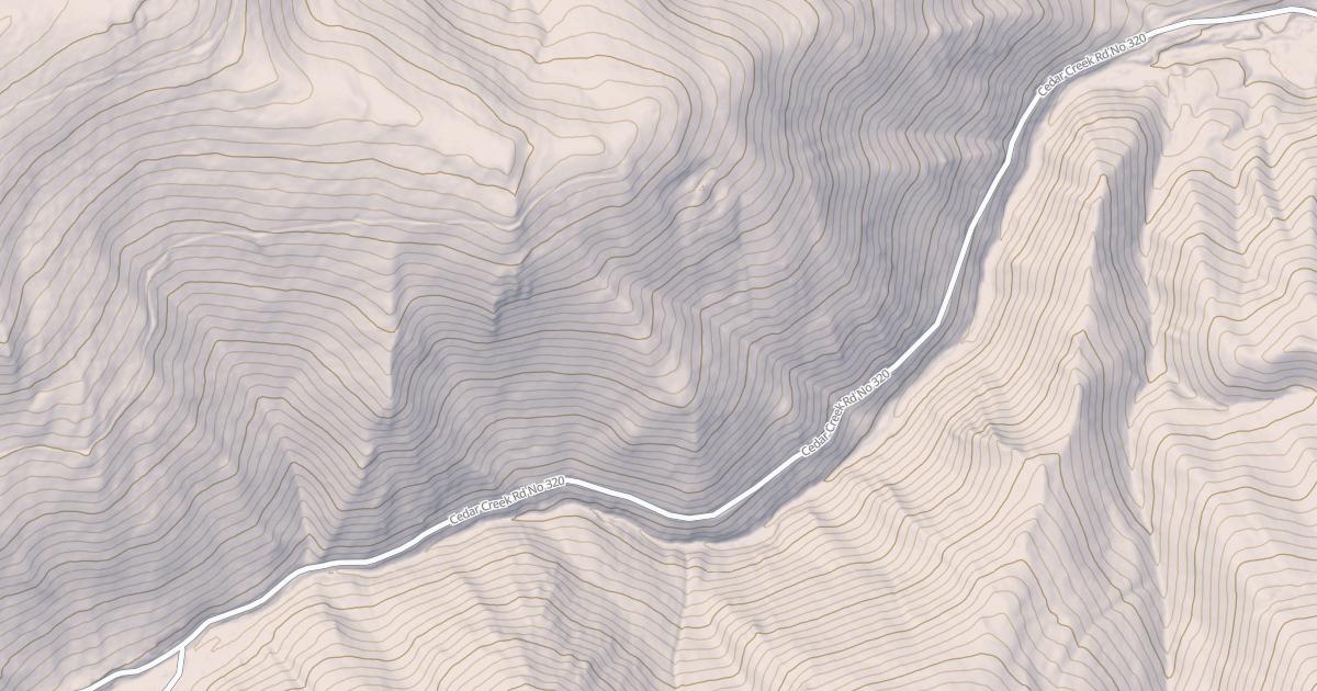 Map preview of CEDAR CREEK