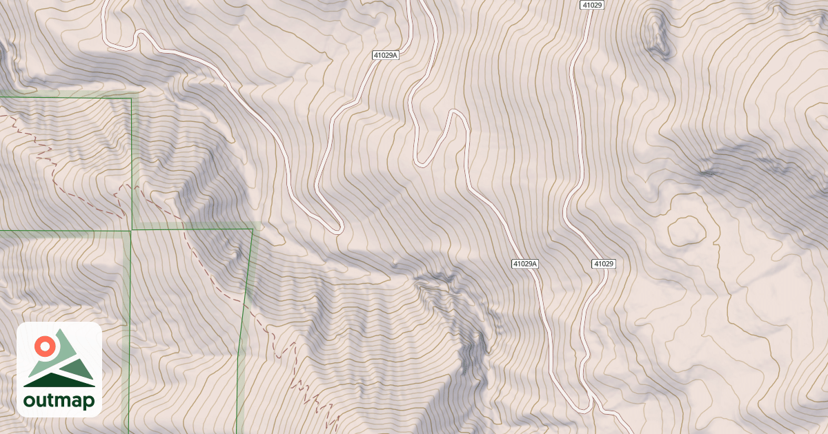 Map of DEEP CANYON  ROAD