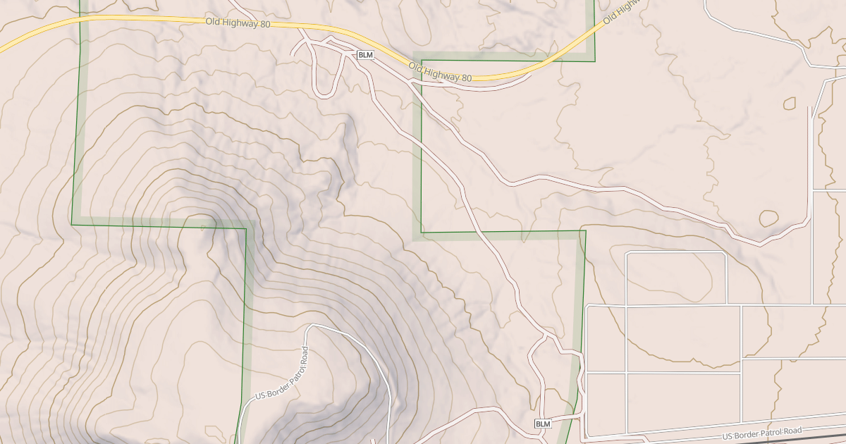 Map preview of BLM National GTLF Public Motorized Roads 58290e11-33d6-4700-9e35-1daf19841f49
