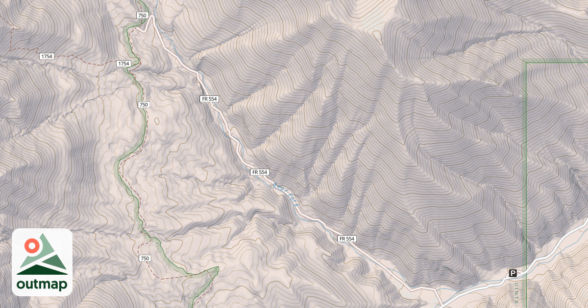 Map of BEAR FORK
