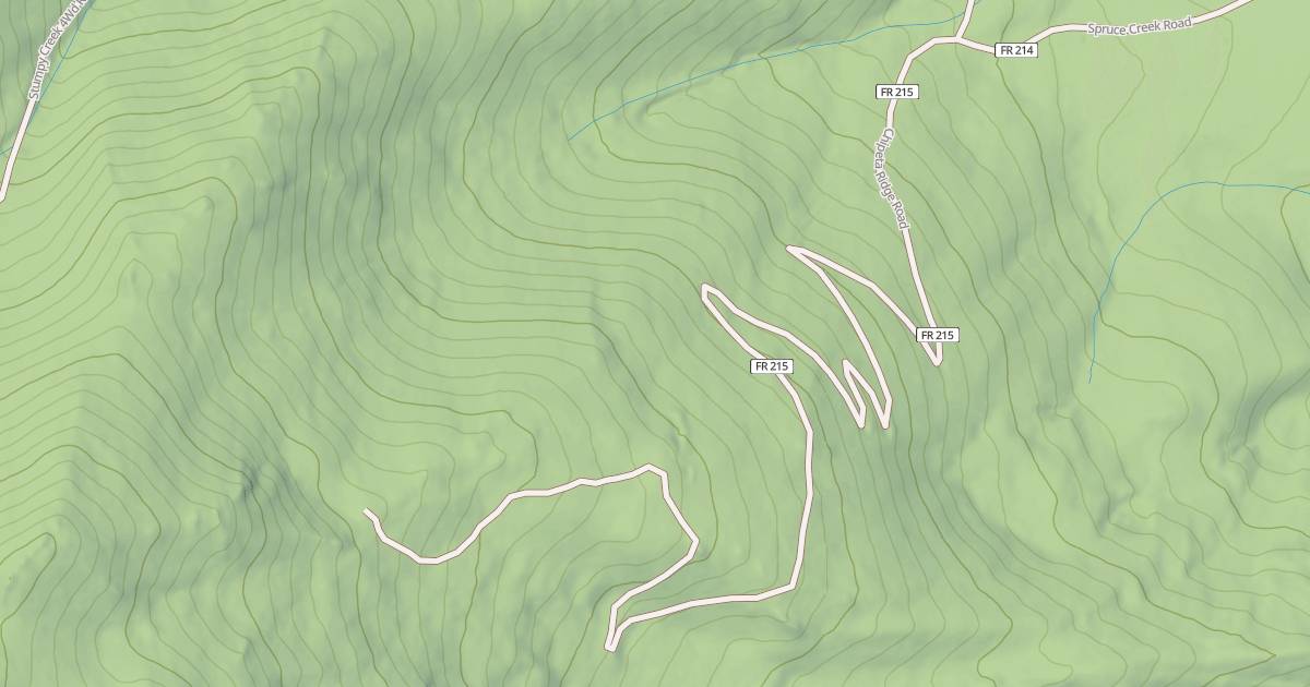 Map preview of CHIPETA RIDGE