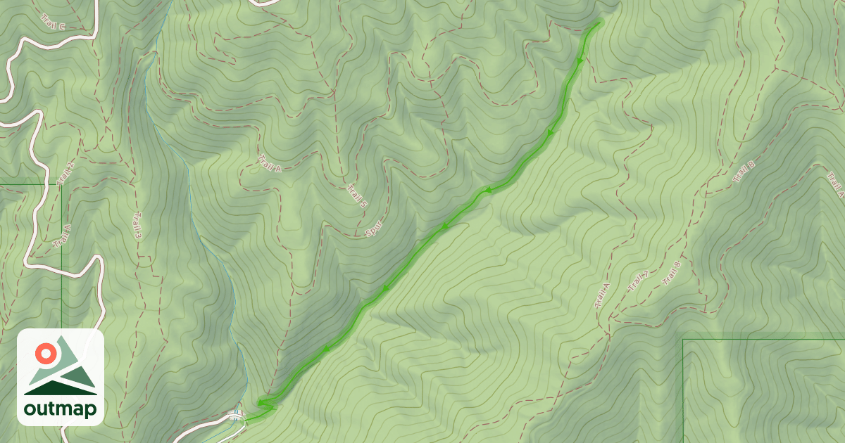 Map of Cave Trail