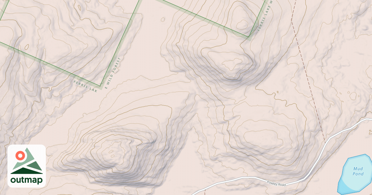 Map of Sheriff Lake Trail