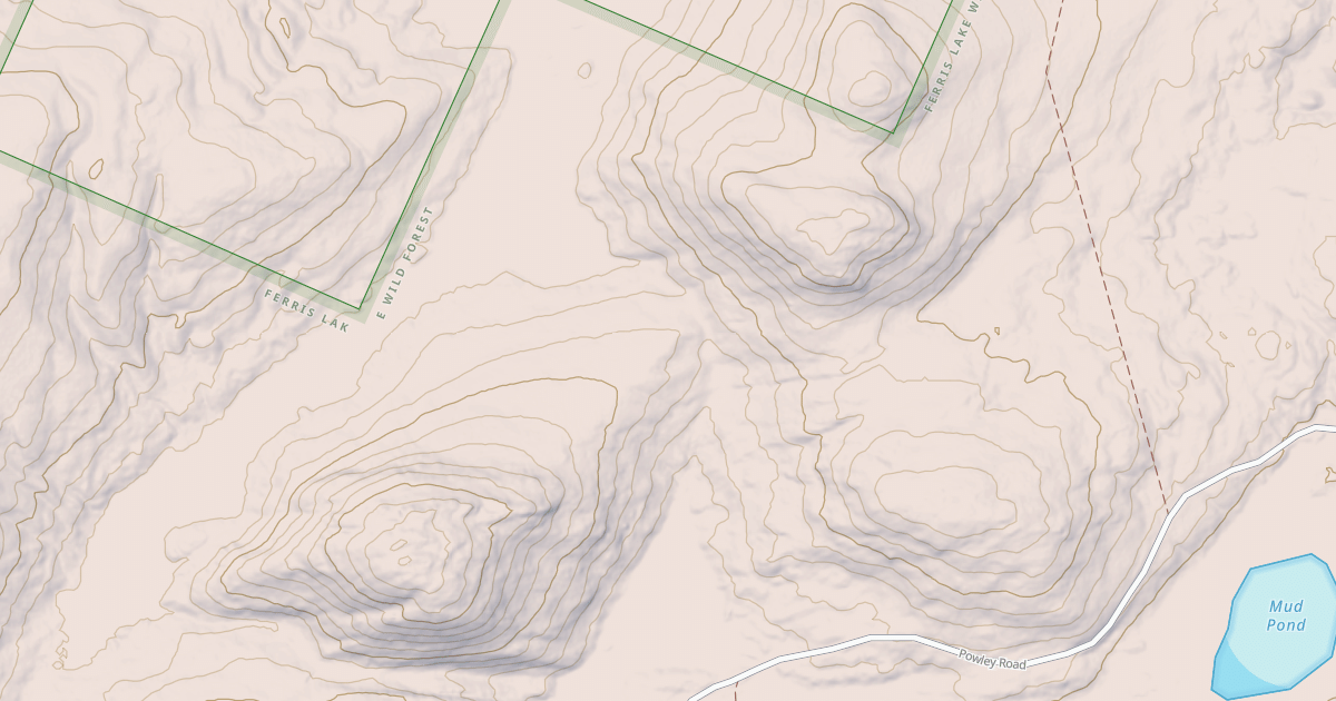 Map preview of Sheriff Lake Trail