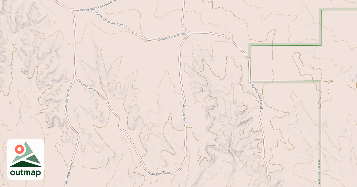 Map of CANYON LOOKOUT