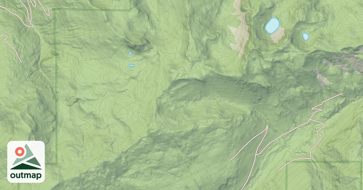 Map of THUNDER LAKES