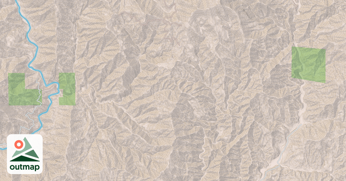 Map of CURL RIDGE