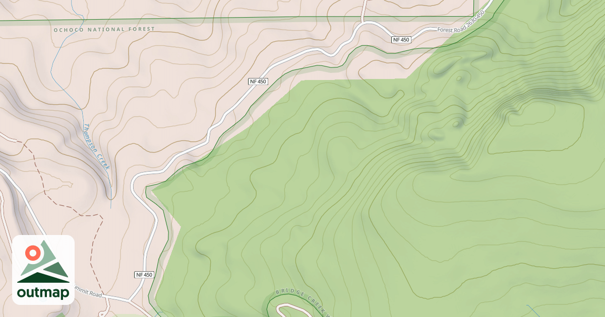 Map of USFS National Forest System Roads {56C404E3-554A-4AFF-8B3D-12DECAF56587}