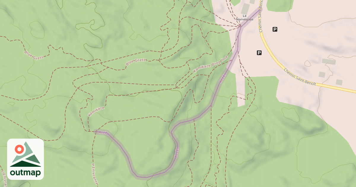 Map of Accès