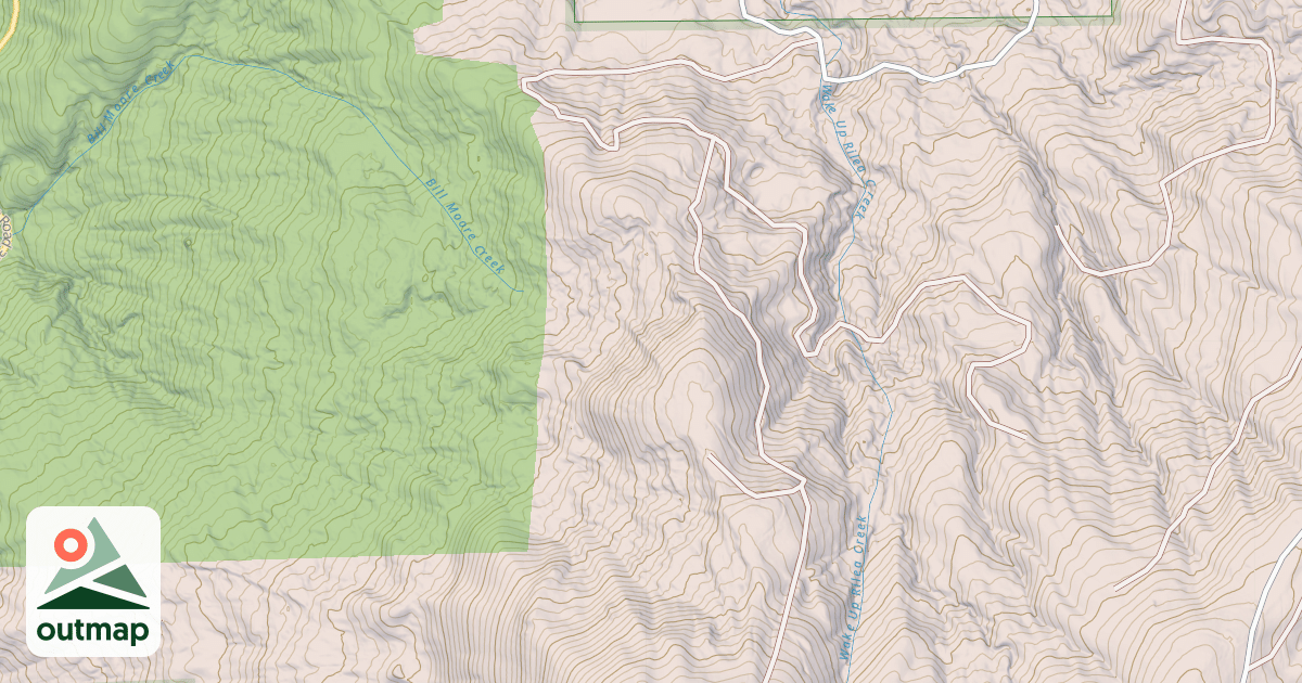Map of EAST WILDHORSE