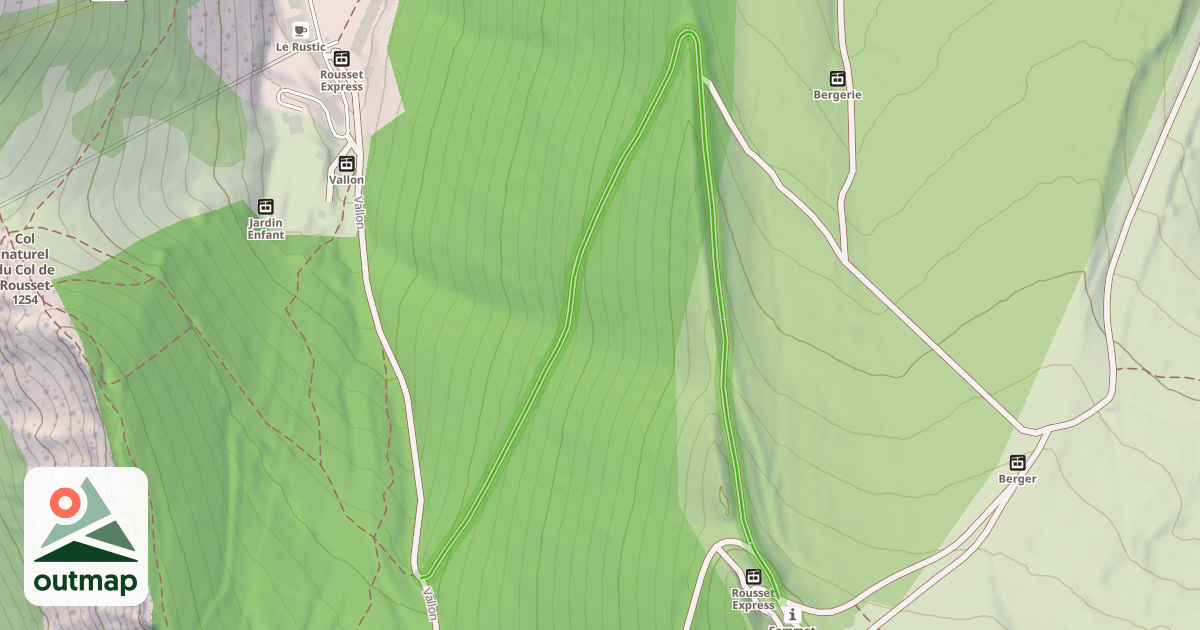 Map of Chemin de Beure
